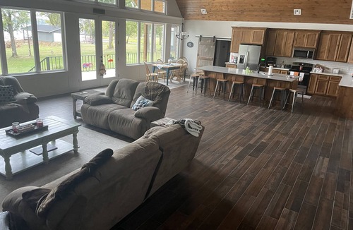 Afton House | Large Lakefront Home Grand Lake Monkey Island
