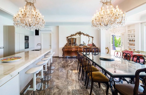 Capo d'Orlando Villa | Large luxury Sicily villa to rent on Tyrrhenian coast and near beach, pool, AC, sea views, Wi-Fi, walk to town