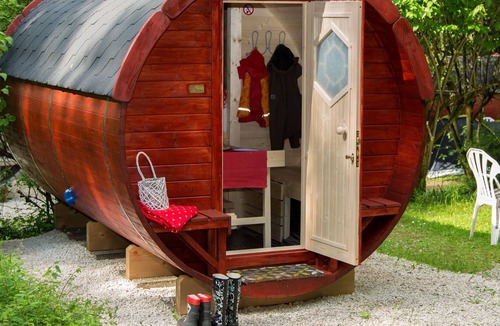 Pleinfeld Cabin | Large mobile home - Waldcamping Brombach
