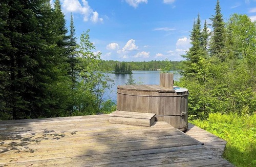 Tower Cabin | Large modern home on 8 private acres Pike River Flowage-Lake Vermilion Adjacent