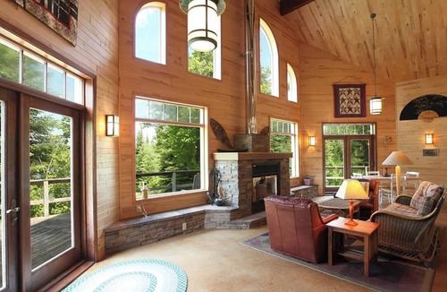 Tower Cabin | Large modern home on 8 private acres Pike River Flowage-Lake Vermilion Adjacent