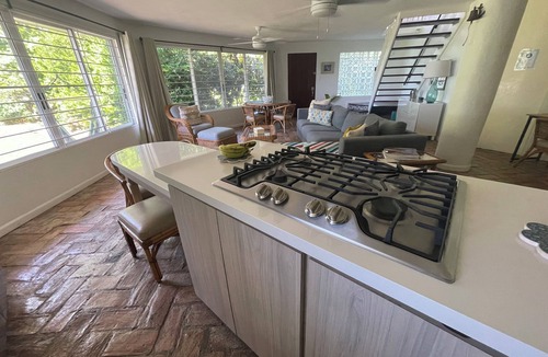 Playa House | Large Oceanfront 4 Bedroom Home near Rincon directly on a Beautiful Quiet Beach