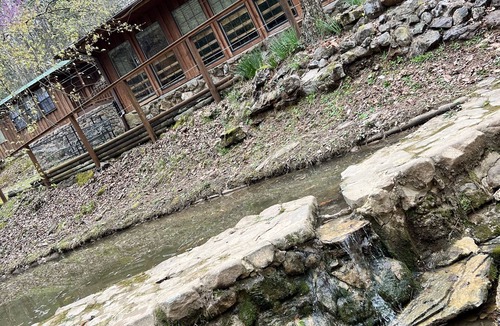 Mount Ida House | Large Private Home on Lake Ouachita! Beautiful creek running into the lake.