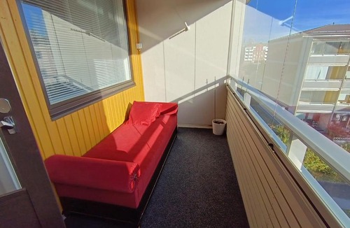 Vantaa City Centre House | Large Private Room with Glass balcony " Shared Apartment" in Tikkurila Near Helsinki Airport & 24 hours train & bus Bars, restaurants, cafés and supermarkets are all within walking distance- room only