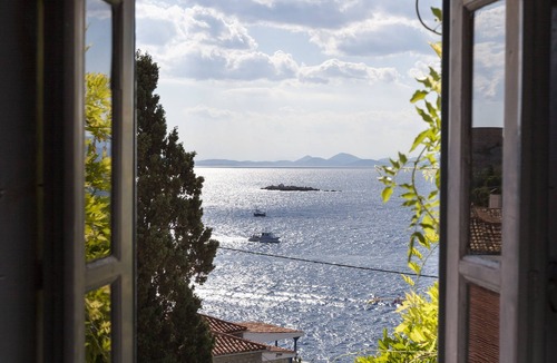 idhra House | Large traditional villa 30 meters from the sea. Stunning sea and sunset views.