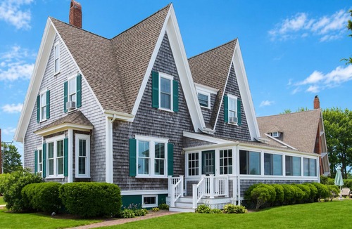 Osterville House | Large waterfront home with deep water dock, you'll Fall in love with Breezy Bluff