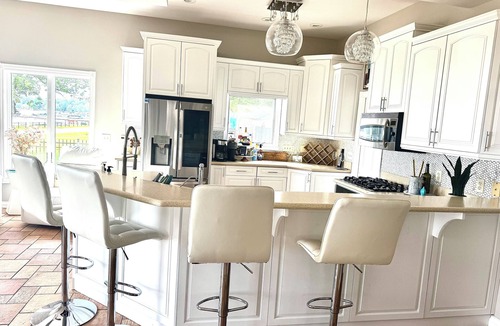 Bass Lake House | Large Waterfront Villa on Bass Lake with a Gym. Close to Culver and Notre Dame