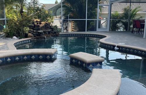 Safety Harbor House | Lazy Lizard Villa! With Heated Pool/Spa/Waterfall. Safety Harbor FL