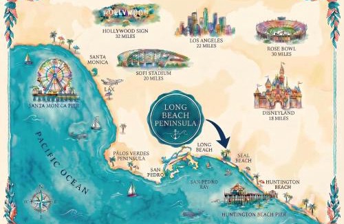 Peninsula Apartment | LB Peninsula Steps to Beach close to World Cup