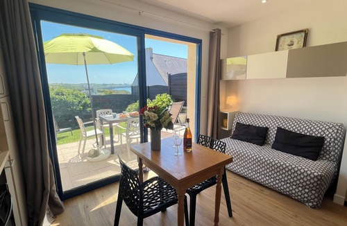 Le Conquet House | LC45PN - Small cocoon, sea view, heated pool and 100 m from the beach at Le Conquet
