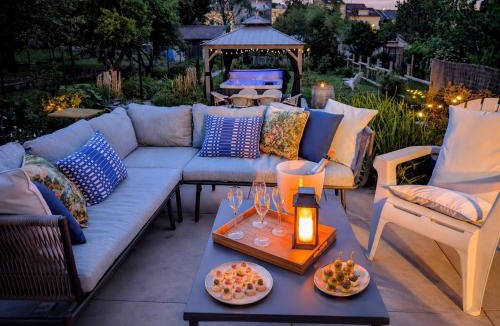 Epernay House | LE CEMAROSE Cottage & Spa Terrace Garden & lovely View
