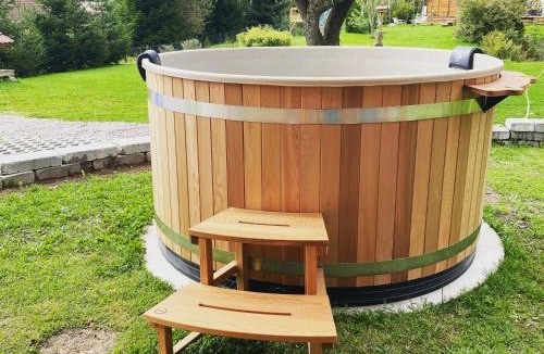 Xonrupt-Longemer Ski Chalet | Le Chalet de la Devinière, bain nordique extérieur chauffé