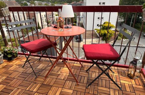 Chartres Apartment | Le Clos Pichot - Studio avec balcon, parking privé - 5mn Gare