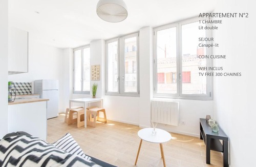 4th Arrondissement Apartment | Le Cosy Blancarde -Appart 1 chambre 4 pers- Metro Clim Parking