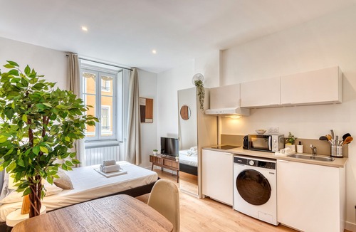 Le Bourg - Gare De Vaise Apartment | Le Dock Lodge - Studio - proche quai de Saone