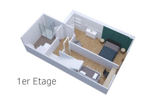 Thiers Apartment | Le Double Pirou - 2 Duplex Climatisés - Groupes