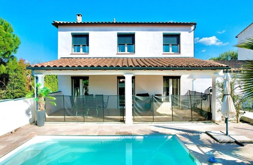 Saint-Genies-de-Malgoires Villa | Le Jardin Bleu, 6-person villa swimming pool