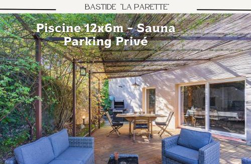 Auriol Apartment | Le Laurier - Piscine, Sauna et Vue - Charme Provençal Authenticité - Bastide La Parette