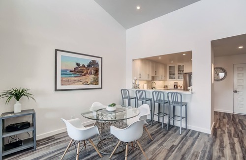 East Mesa Condo | Leadbetter Beach Retreat - penthouse with ocean views, heated pool/spa, high end interiors!