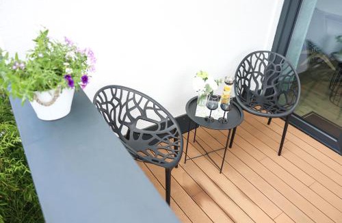 Klosterlechfeld Apartment | LECHFELD PERLE Design Wohlfühl u Business Apartment incl KLIMA
