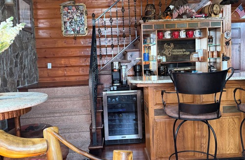Whipholt Cabin | Leech Lake Waterfront Home, Panoramic Views 3bd/2ba and swinging firepit chairs.