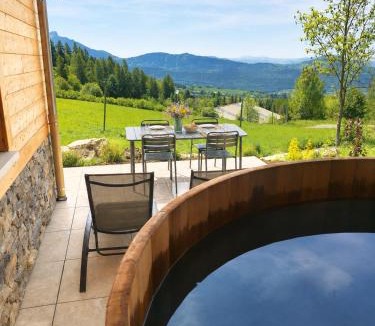 Saint-Michel-de-Chaillol Ski Chalet | Les 2 Chalets Alpins & Bains Nordiques