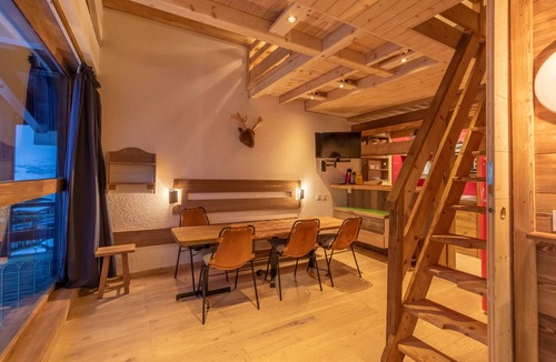 Arc-1800 Apartment | Les Arcs 1800: Large Tournavelles duplex at the foot of the slopes and Golf,