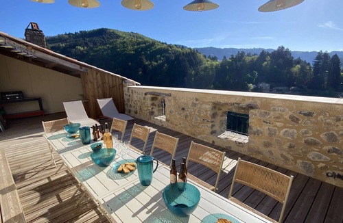 Saint-Martin-de-Valamas House | Les murmures de l'Eyrieux, a holiday cottage for 15 people with an indoor swimming pool
