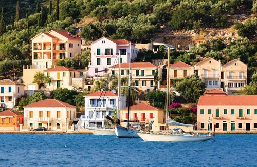 Ithaki Villa | Light and Airy House with Beautiful Vathy Views near Shops and Restaurants