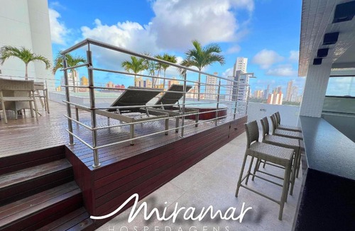 Loteamento Oceania II Apartment | Lindo flat no Manaíra Apart Hotel