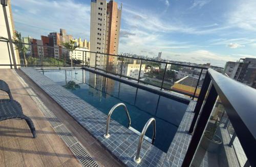 Intermares Apartment | Lindo Studio com rooftop e piscina