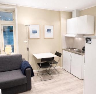 Trondheim City Centre Apartment | Liten studioleilighet meget sentralt i sentrum, 3 minutter fra torget
