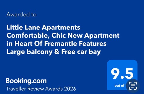 Fremantle Apartment | Little Lane Apartments Comfortable, Chic New Apartment in Heart Of Fremantle Features Large balcony & Free car bay