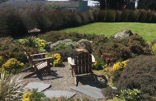 Little River Cottage | Little River Gem: ocean views, exquisite gardens, 1 floor, private, 850 sq ft,