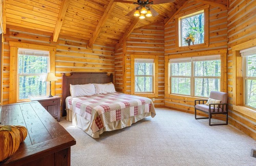 Fort Payne Cabin | Little River Point cabin is a short drive to Mentone, Fort Payne, & Weiss Lake.
