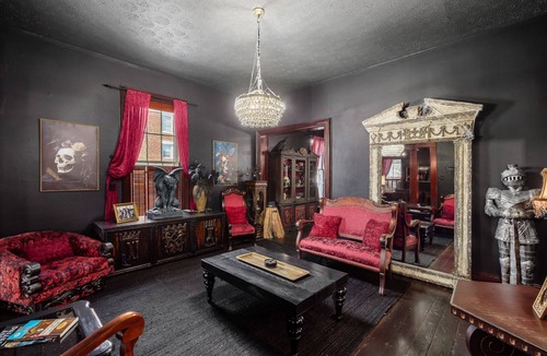 Delaware House | Live Deliciously: A 4BR Morticia-Inspired Gothic Escape in the heart of downtown