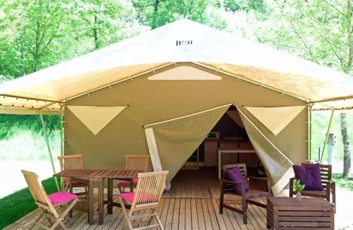Eclassan House | Lodge Insolite Nature VIVARAIS bord de rivière sans sanitaires - 2 rooms - 25 m² + 15m² terrace 4 people