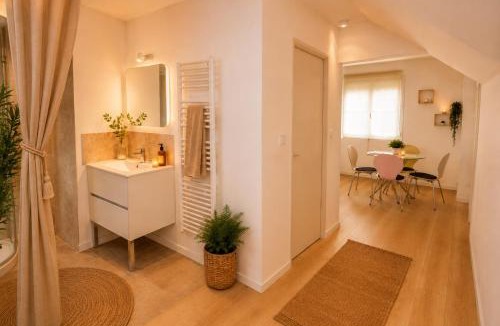 Paroisse Saint-Augustin-de-Chaux Apartment | Loft cocon & nature avec climatisation proche forêt et centre Dole