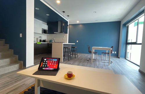 San Juan Apartment | Loft Estudio Cdmx Alberca y Gym/Smart Penthouse