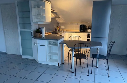 Karlsdorf-Neuthard Apartment | Loft with Fireplace – a Charming and Unique Apartment