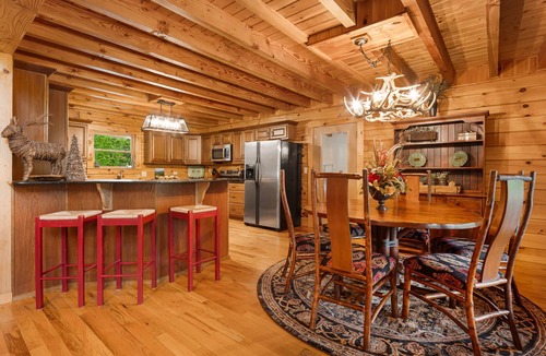 Black Mountain Cabin | Log Cabin w/Hot Tub + Biltmore Pass | Black Mountain Views