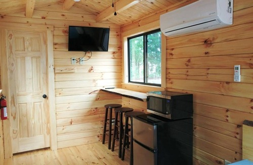 Williamsburg Cottage | Log Cabin - Williamsburg Pet-Friendly Log Cabin – Heated Pool, Free Game Room