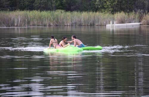 Cherryville Ski Chalet | Log Chalet with private lake in the wilderness area