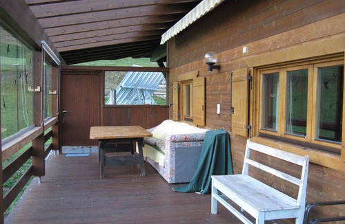 Trins House | Log house with plenty of space for children, pets welcome Haflinger horses