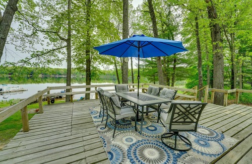 Fountain Cabin | Long Lake Cabin w/Kayaks, Private Beach & Dock!