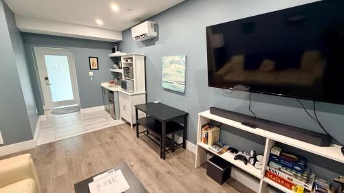 Halifax House | Long Lake Getaway - Modern, Quiet Accessible Suite, No Stairs or Steps, includes Washer & Dryer with Xbox and Switch 2 for entertainment