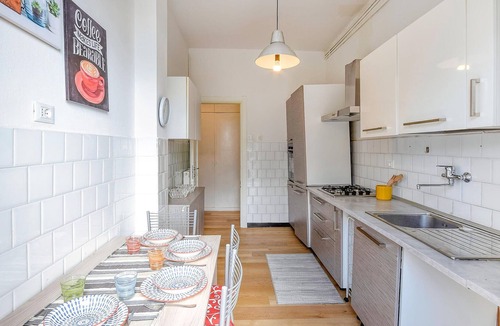 Chiavari Apartment | Look forward to a fantastic view of the sea from the terrace in this beautiful vacation apartment.