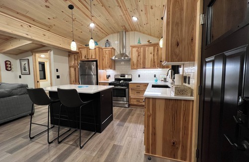 Whipholt Cabin | Loon's Nest: Lakefront Boutique Cabin on Leech Lake with Private Dock & Lift