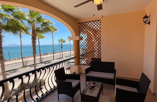 Loreto Apartment | Loreto Palms Suites: Spacious 2-Bedroom Oceanfront Retreat with Two Balconies!