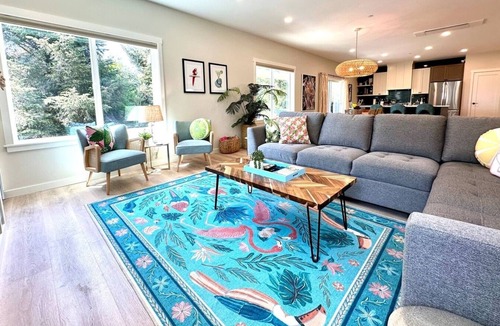 Ocean Shores House | Lost Shaker of Salt is a newly built waterfront retreat with a private dock and peaceful canal views—perfect for beach days, fishing, and relaxed coastal living.